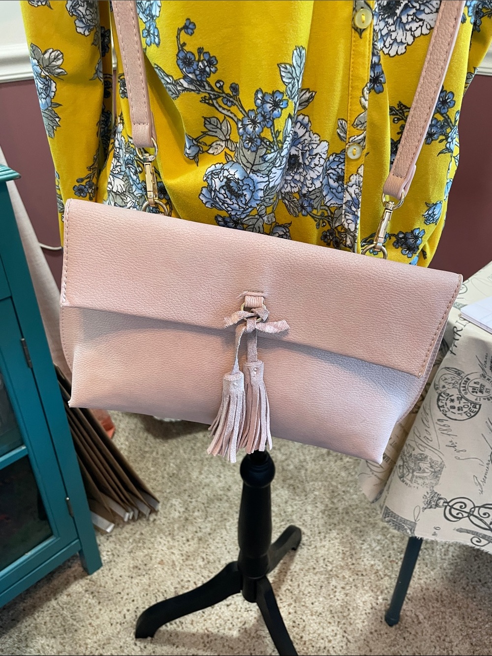 Anthropology Blush Crossbody Crossbody - Stylish Everyday Purse - Picture 12 of 13